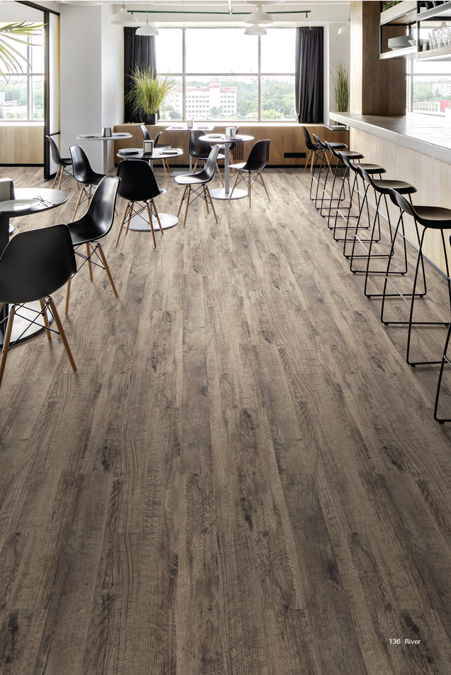 Clearance River LVP at 0.99 per square foot.